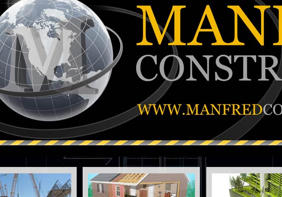 Wordpress website design for Manfred Construction Group